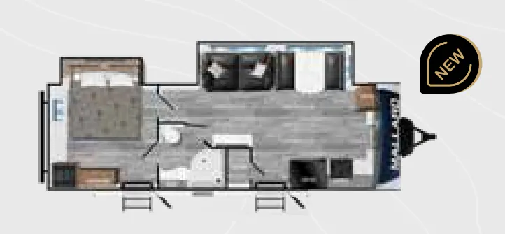 2022 Heartland Mallard M267FK - Floor plan