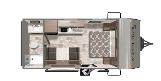 Dutchmen Aspen Trail LE 17RB floor plan