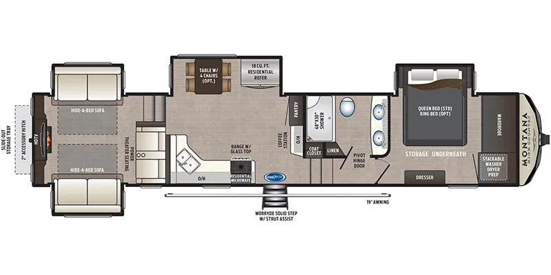 2020 Keystone Montana High Country 373RD floor plan