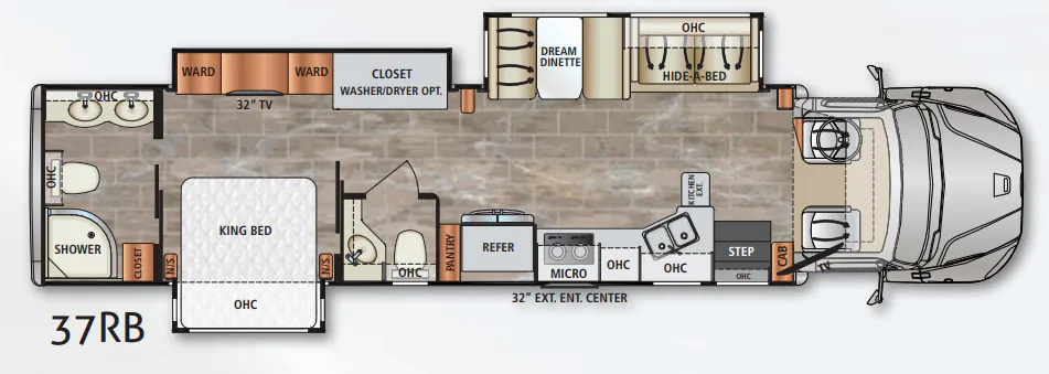 Dynamax Corp DynaQuest XL 37RB floor plan