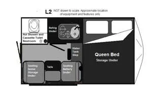Phoenix Campers Slide-In LEVEL 2 floor plan