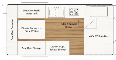 Chalet XL Series 1920 floor plan