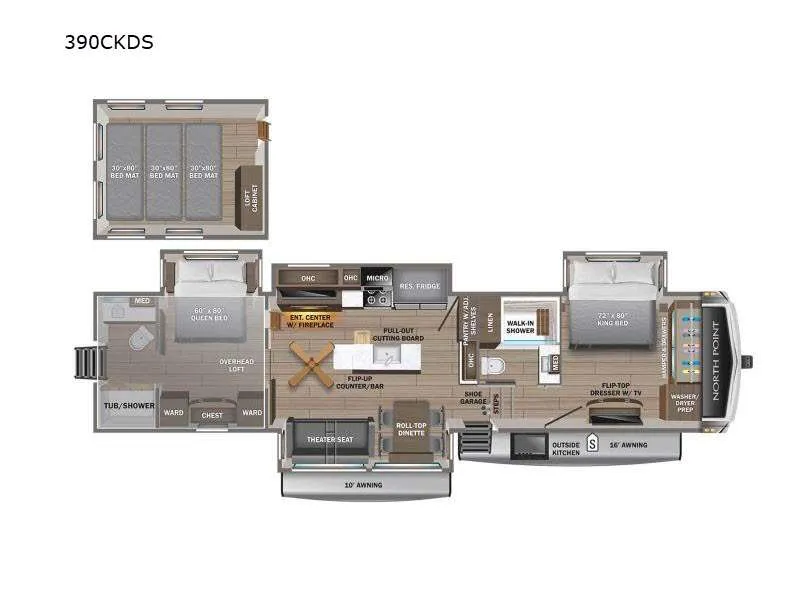 2026 Jayco North Point 390CKDS - Photo 3