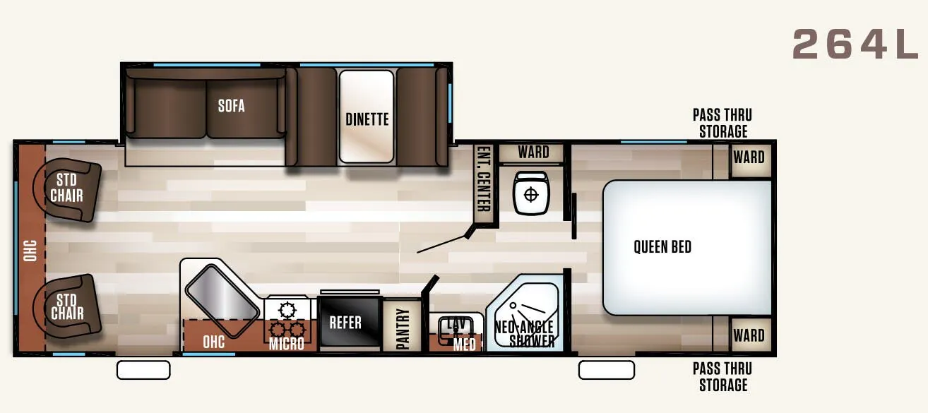 Forest River Cherokee Patriot Edition 264L floor plan