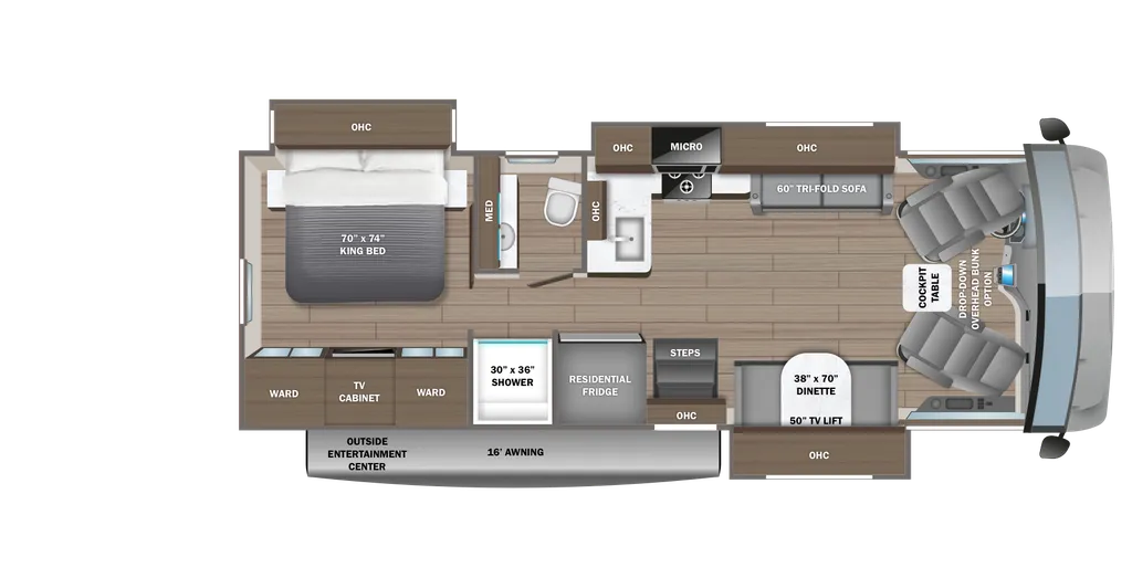 2024 Jayco Precept 31UL floor plan