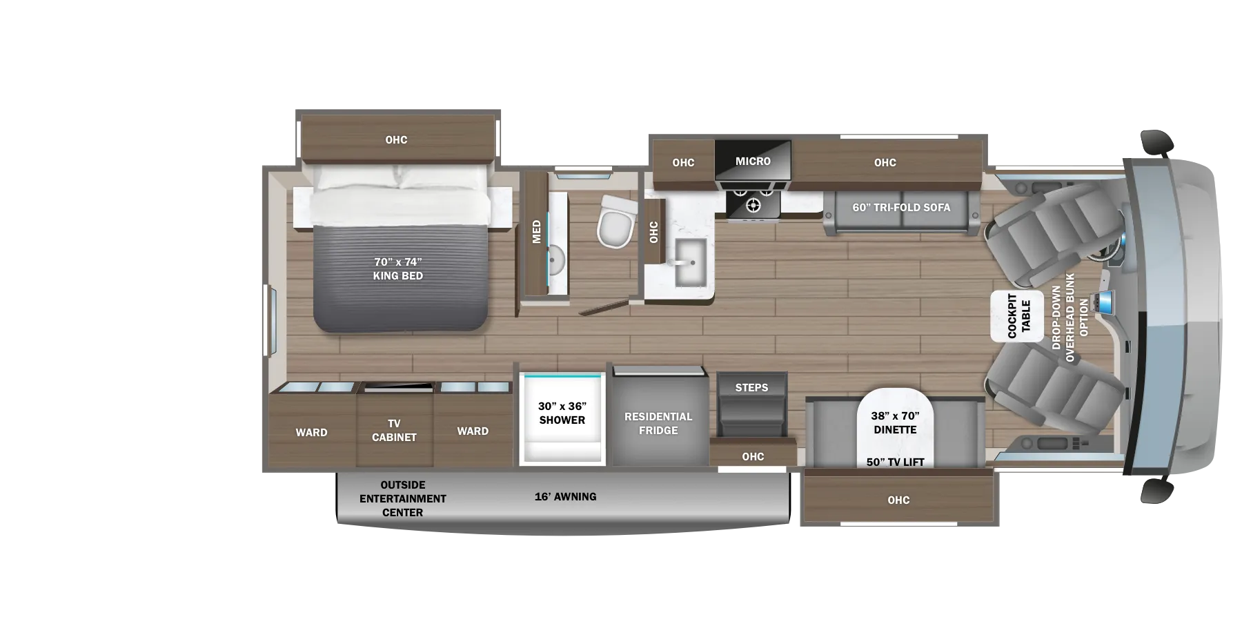2024 Jayco Precept 31UL - Floor plan