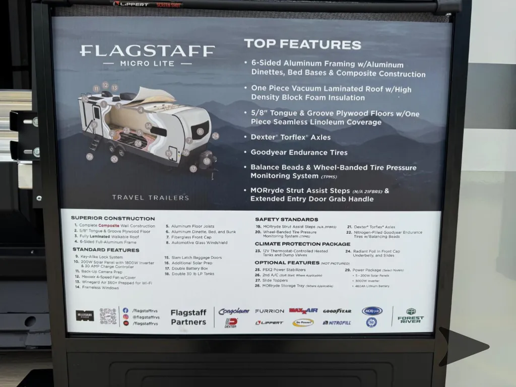 2026 Forest River Flagstaff Micro Lite 25MBR, Photos photo 25