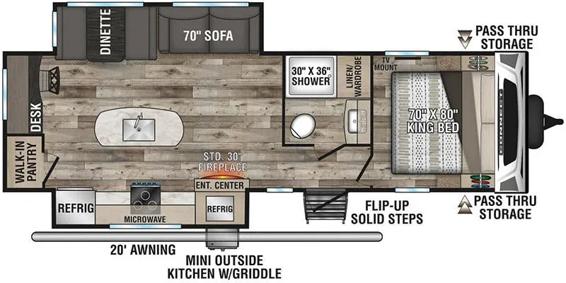 K-Z Connect C292RDK floor plan