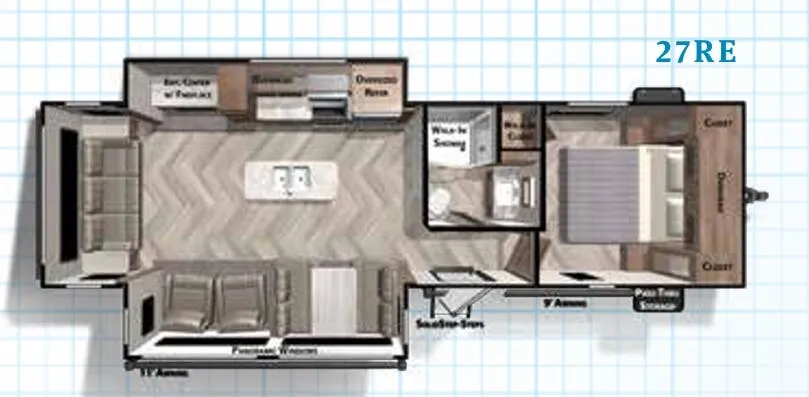 Forest River Salem 27RE floor plan