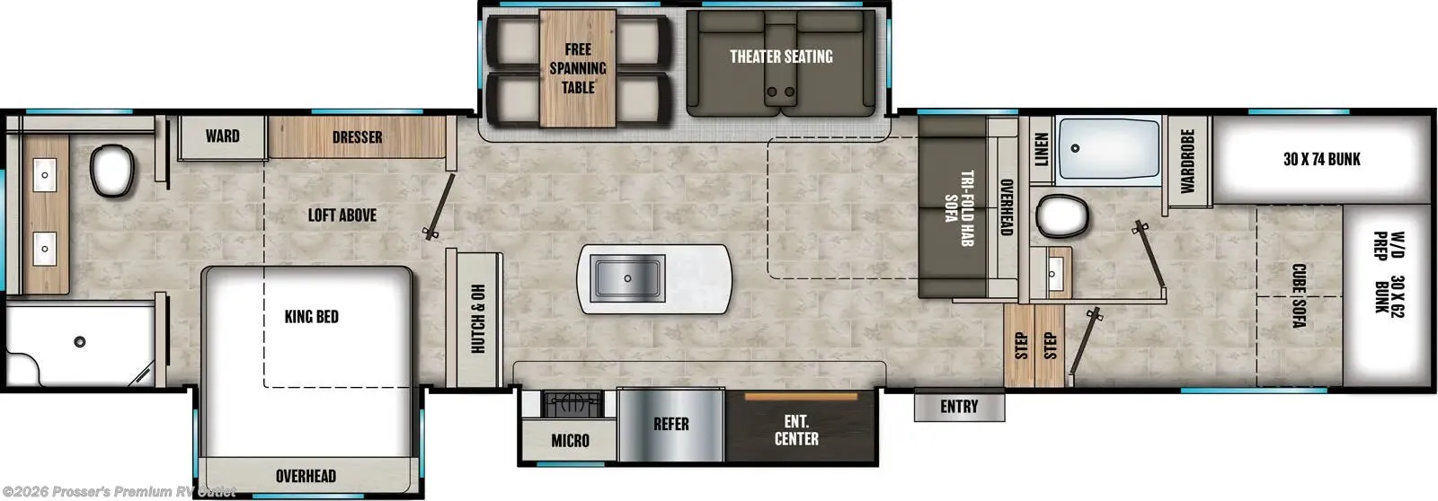 2026 Coachmen Chaparral 375BAF - Photo 3
