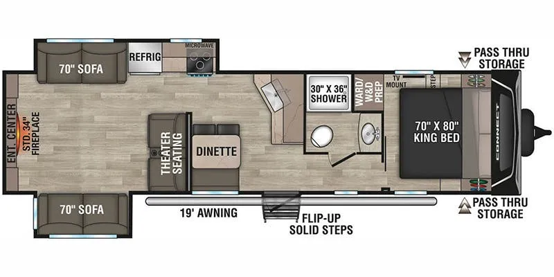 K-Z Connect C312RE floor plan