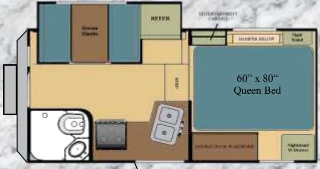 Adventurer Eagle Cap 811 floor plan