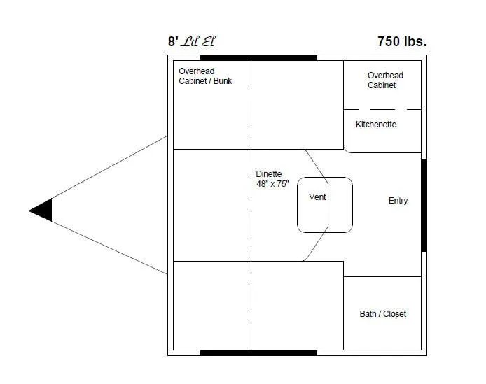 Taylor Coach Lil El BASE floor plan
