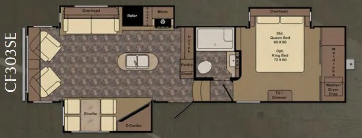 CrossRoads Cruiser CF303SE floor plan