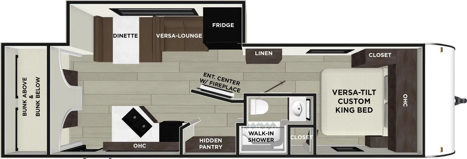 2026 Forest River Salem Cruise Lite 28ICE - Floor plan