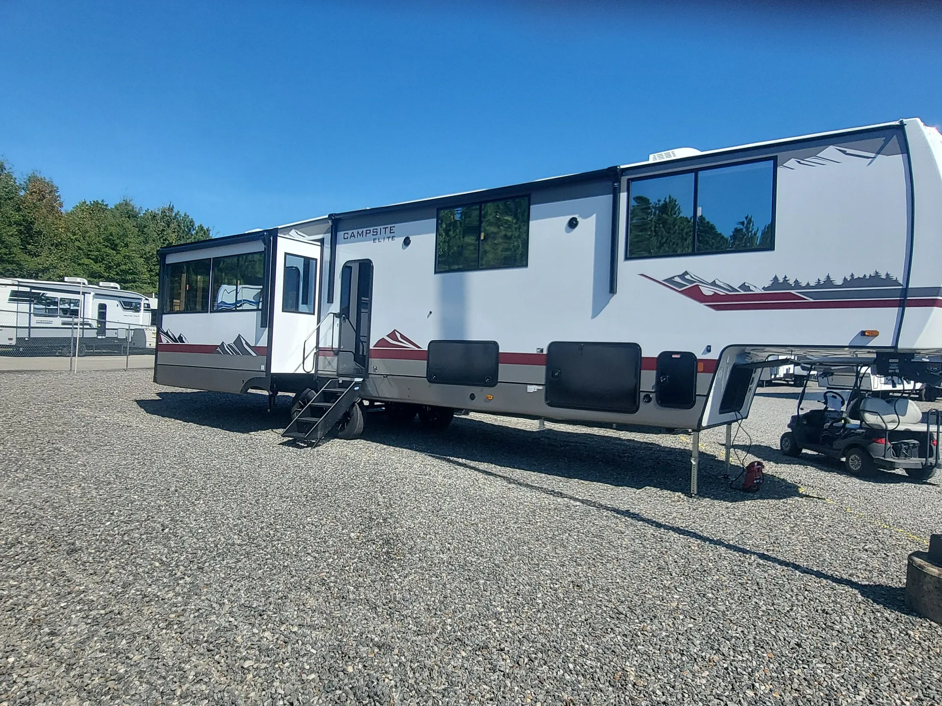 2027 Forest River Campsite Elite 36RF — campside
