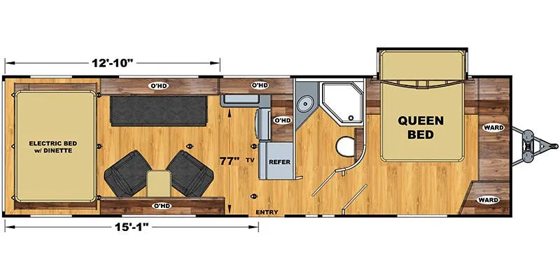 Eclipse Attitude 2615BS floor plan