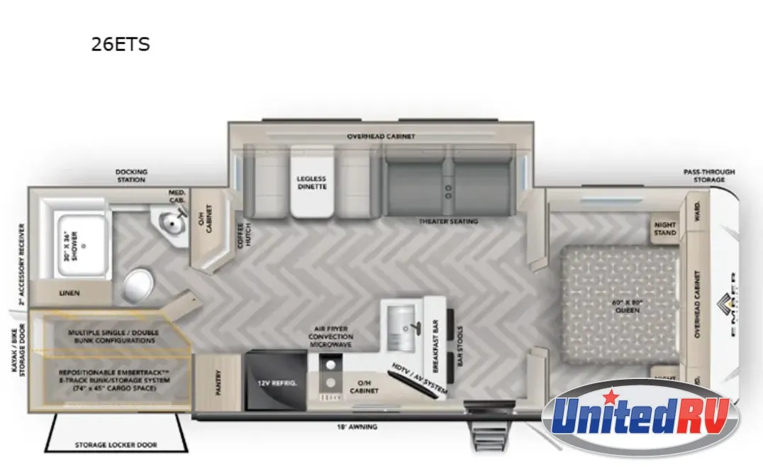 2026 EMBER RV EMBER E-SERIES 26ETS - Photo 3