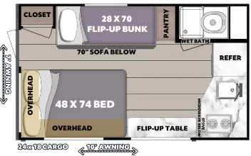 Gulf Stream Innsbruck Lite Super Lite 16RD floor plan