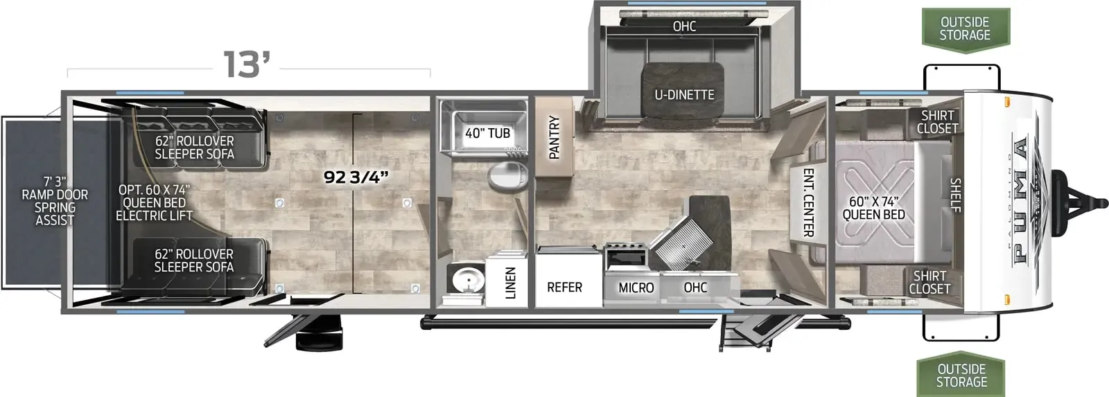 Palomino Puma 29TH floor plan