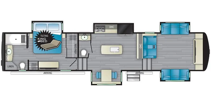 2022 Heartland Landmark LM Lafayette floor plan