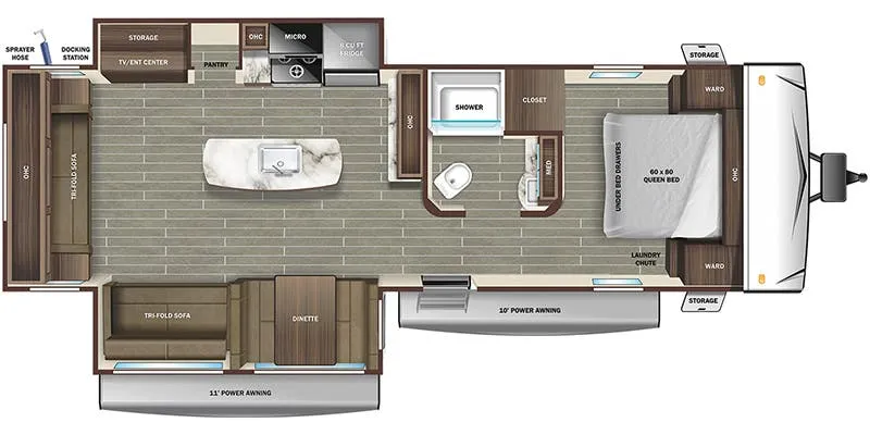 Starcraft Super Lite 282RL floor plan