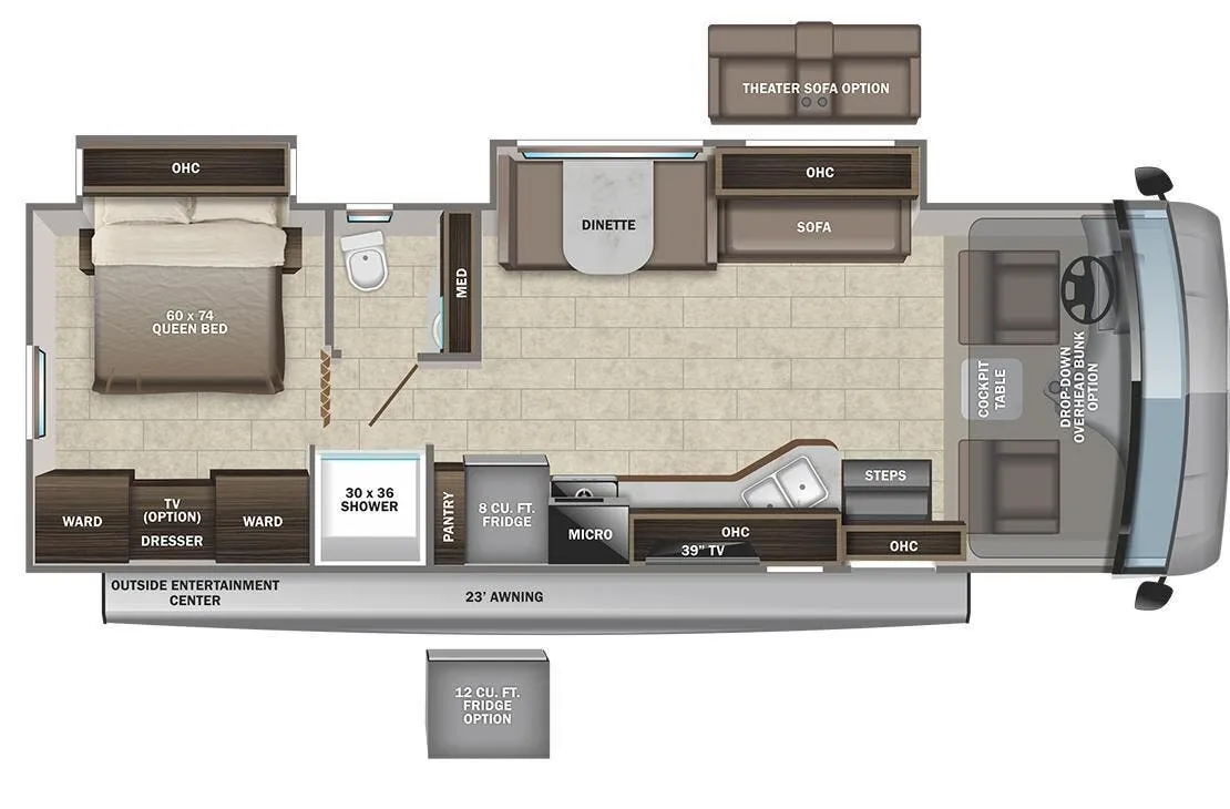 Entegra Coach Vision 31V floor plan