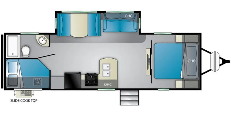 Heartland Wilderness WD 2625 BH floor plan