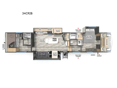 2026 Forest River Cardinal 34CRIB, Photos photo 2