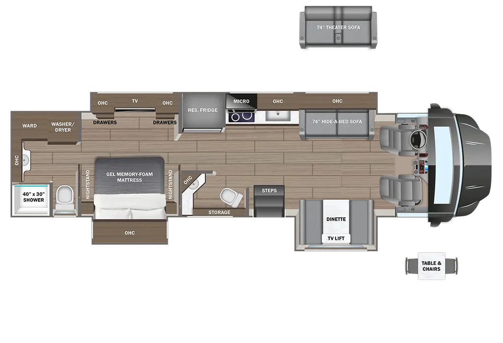 2026 Entegra Coach Centurion 39N floor plan