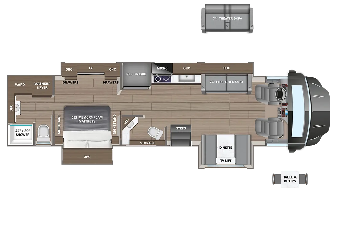 2026 Entegra Coach Centurion 39N - Floor plan