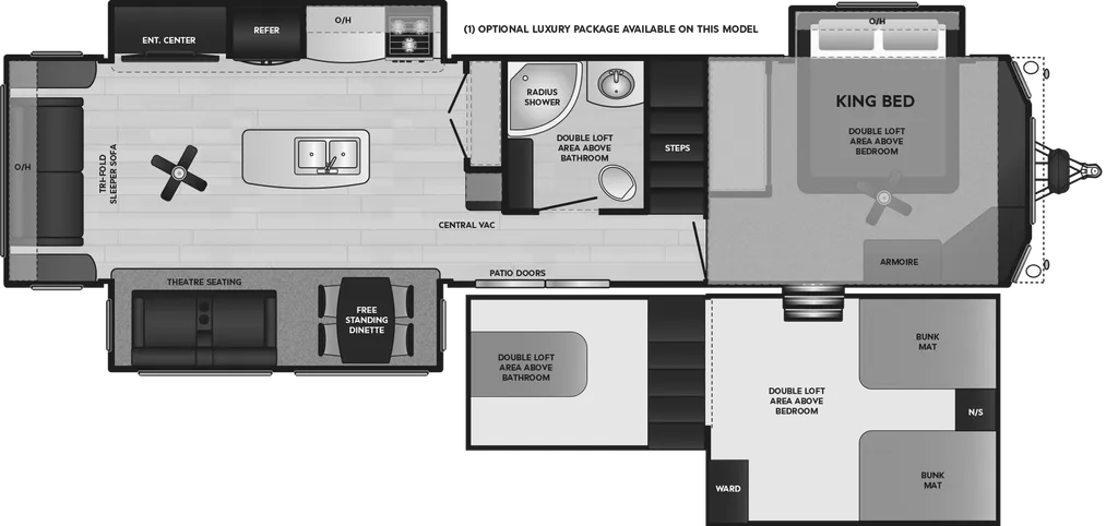 2024 Keystone Retreat 391FLFT floor plan