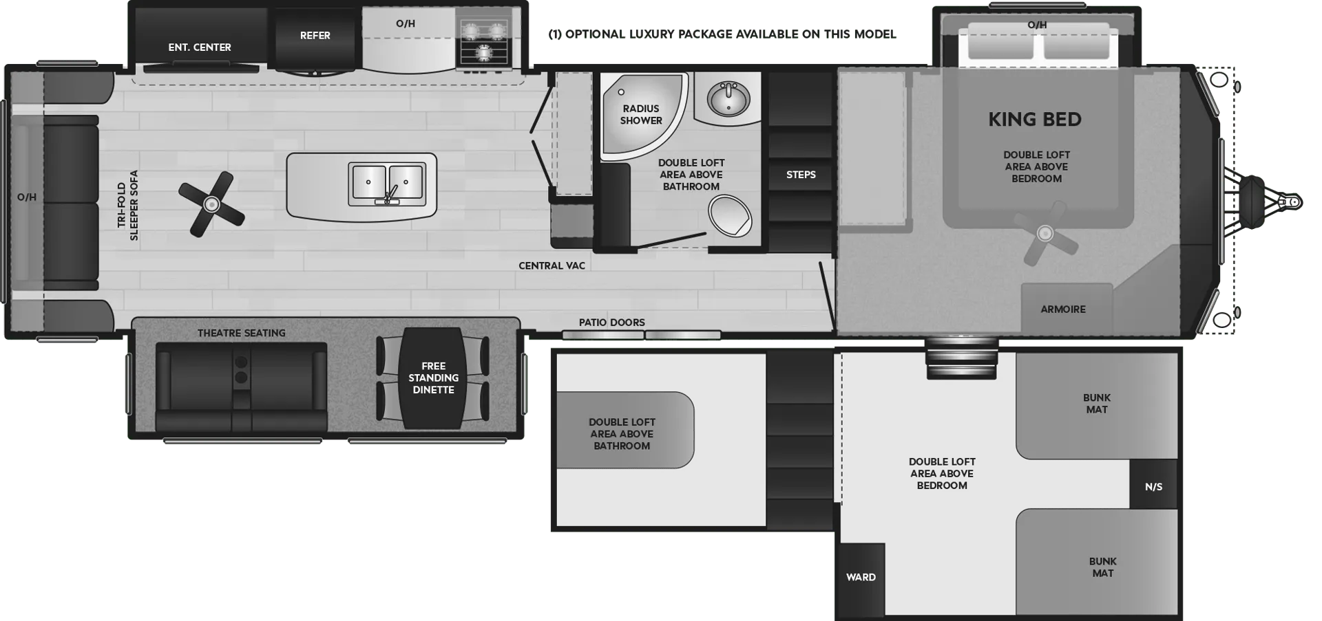 2024 Keystone Retreat 391FLFT - Floor plan