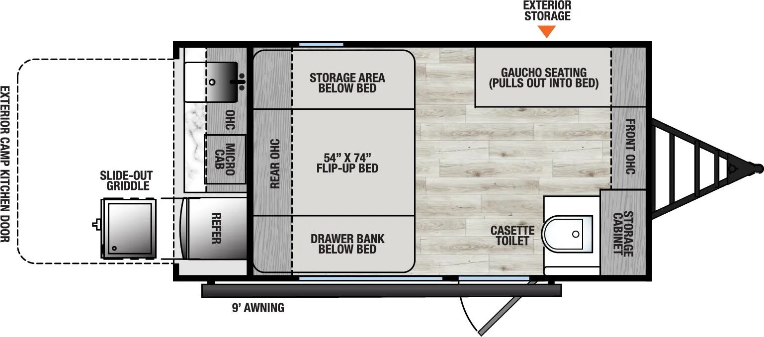 Forest River Viking ROK 12000ROK floor plan