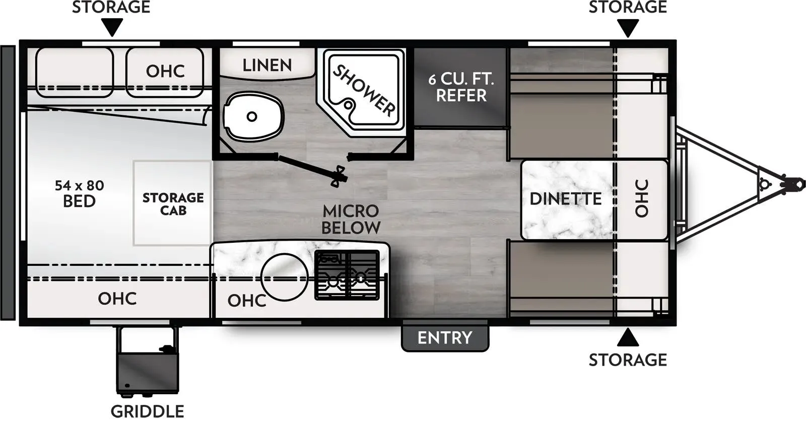 Coachmen Remote 16R floor plan