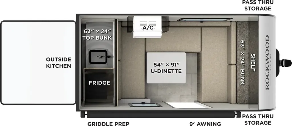 2026 Forest River GEO PRO G11LE floor plan