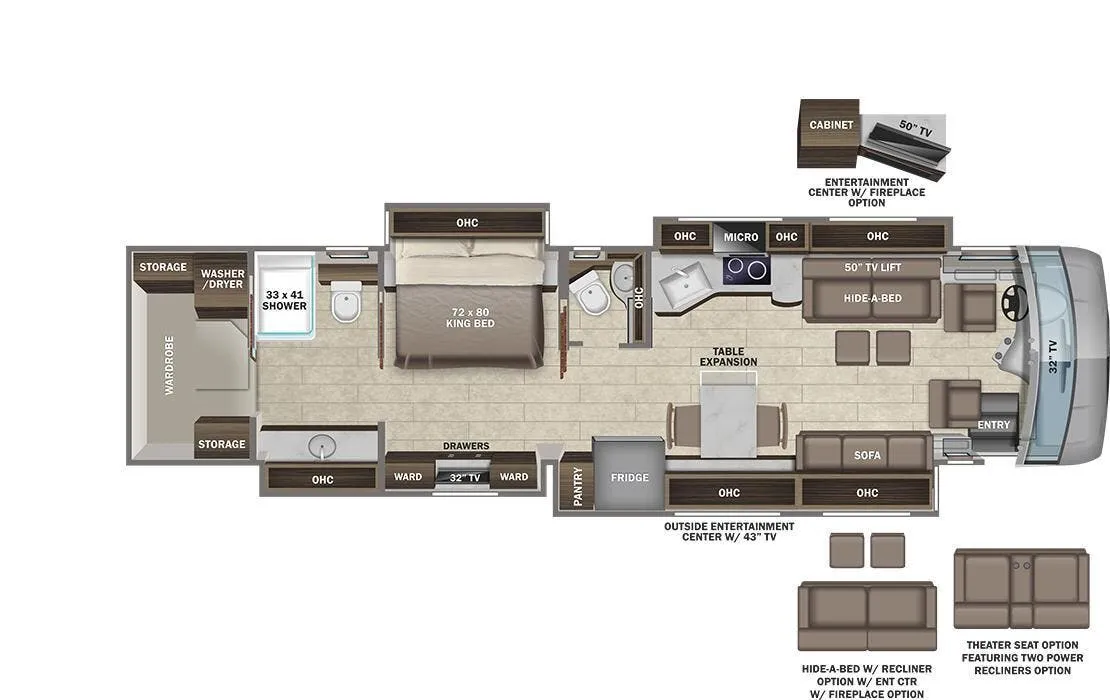 Entegra Coach Aspire 44F floor plan