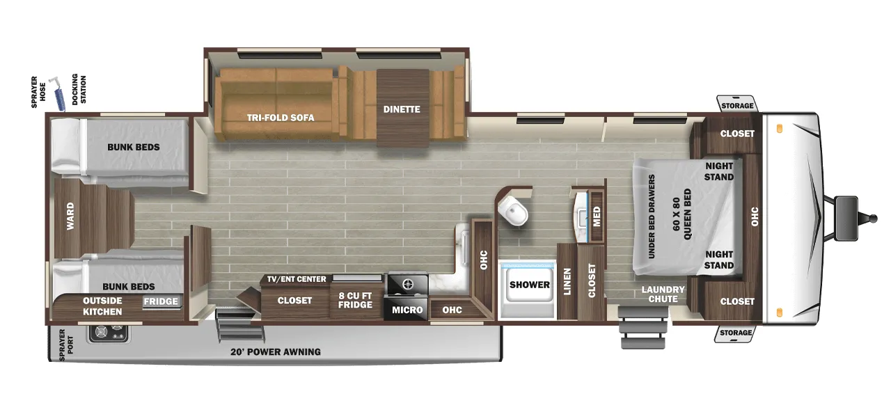 Starcraft Super Lite 291QB floor plan
