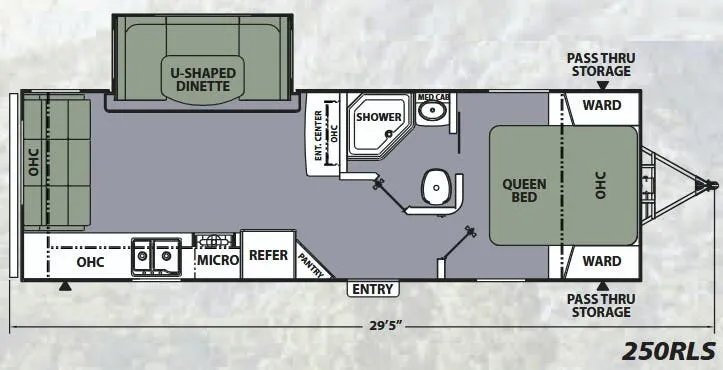 Coachmen Apex Ultra-Lite 250RLS floor plan