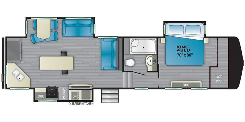 Heartland ElkRidge ER 32 RK floor plan
