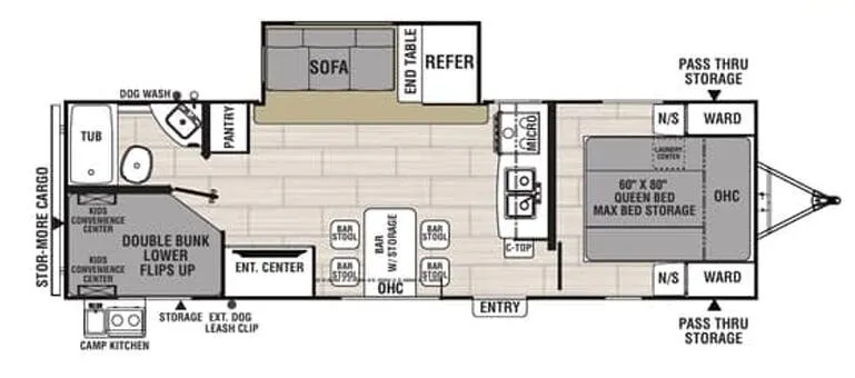 Coachmen Northern Spirit 2659BH floor plan