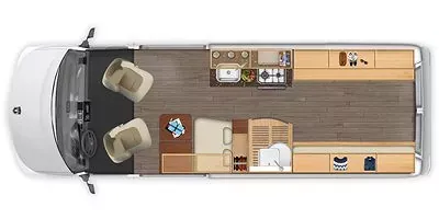 2018 Hymer Aktiv 2.0 floor plan