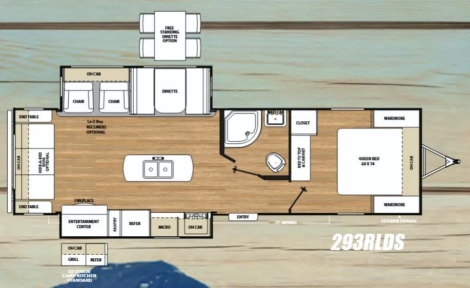 Coachmen Catalina Legacy Edition 293RLDS floor plan