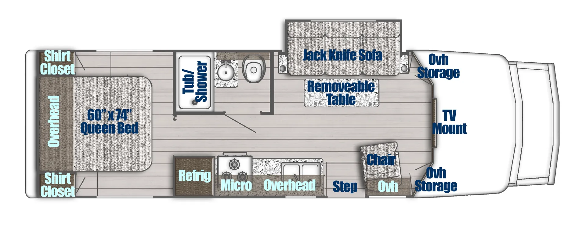 Gulf Stream BT Cruiser 5270 floor plan