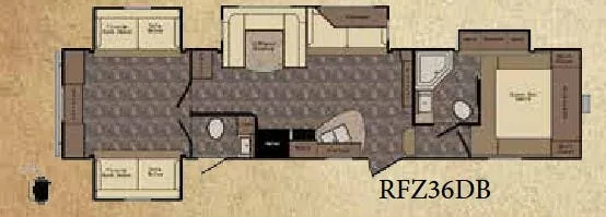 CrossRoads Rezerve RFZ36DB floor plan