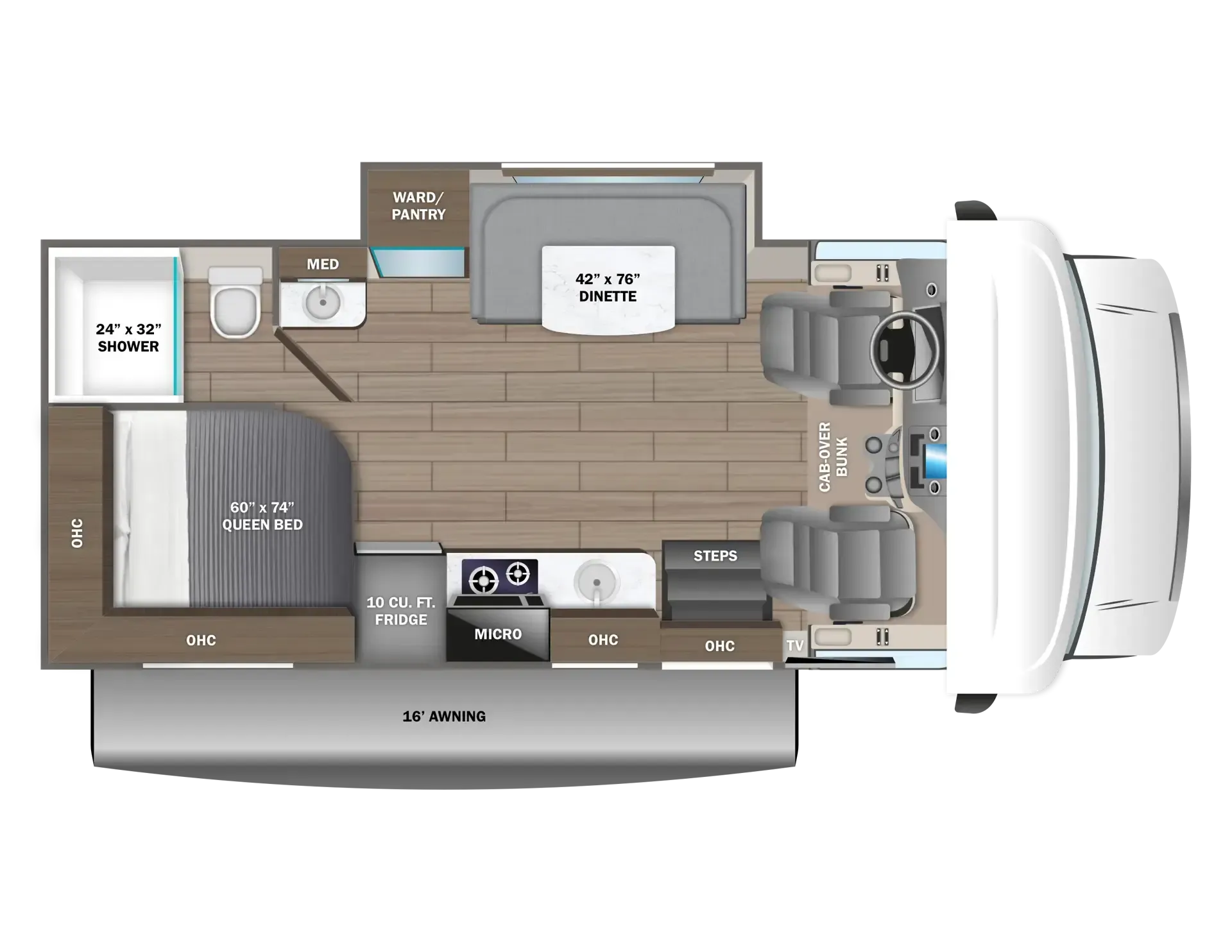 Entegra Coach Odyssey SE 22A floor plan