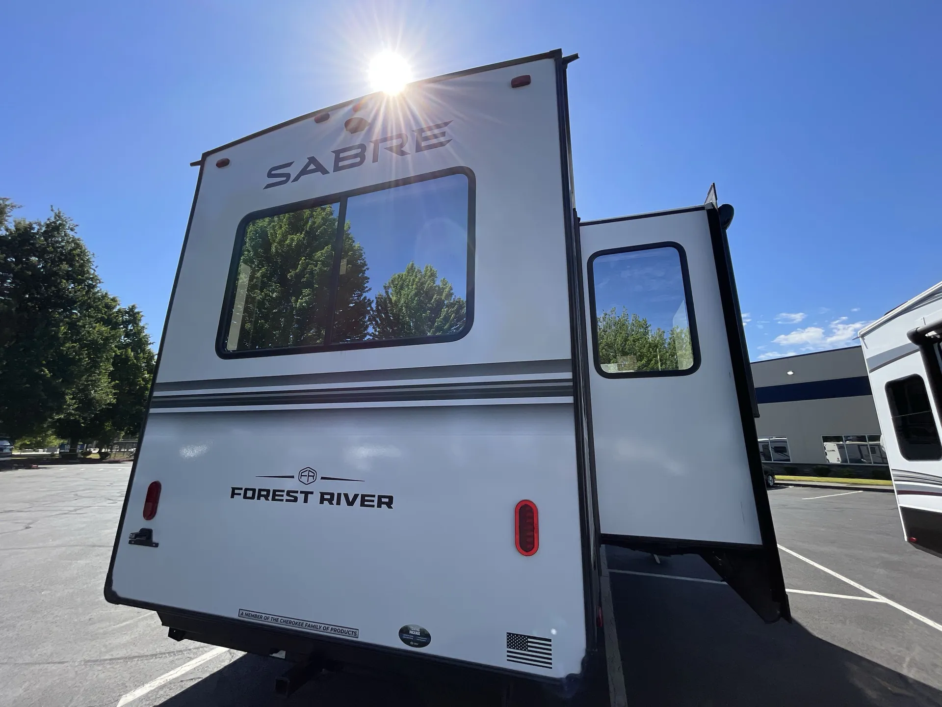2027 Forest River Sabre 36FLX — backside