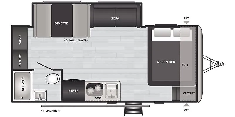 2025 Keystone Springdale Classic Mini 1860SS - Floor plan
