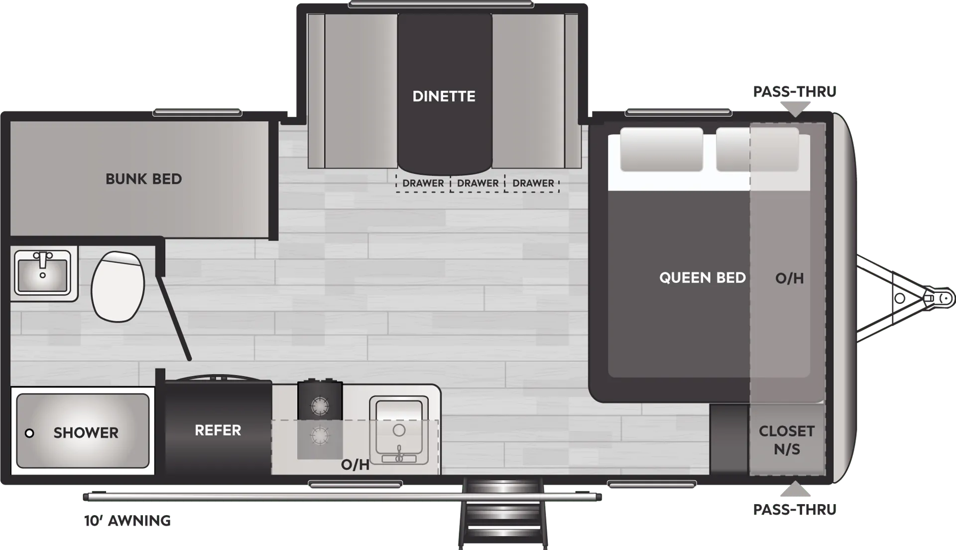 Keystone Springdale Classic Single 1760BH floor plan