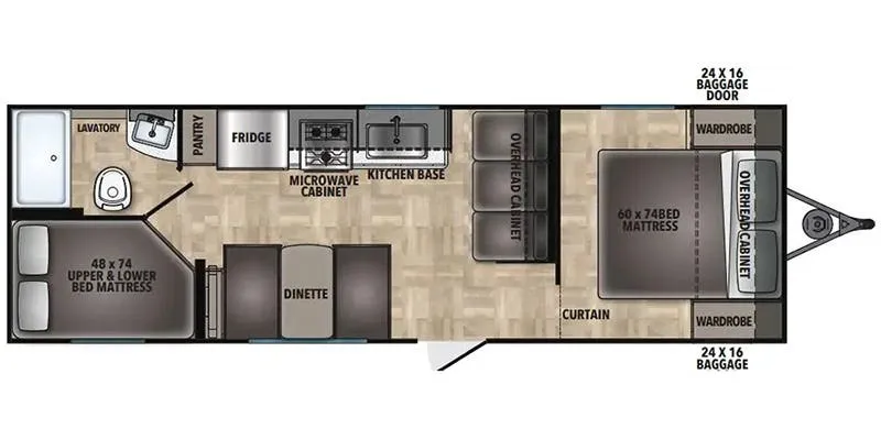 Shasta I-5 526BH floor plan